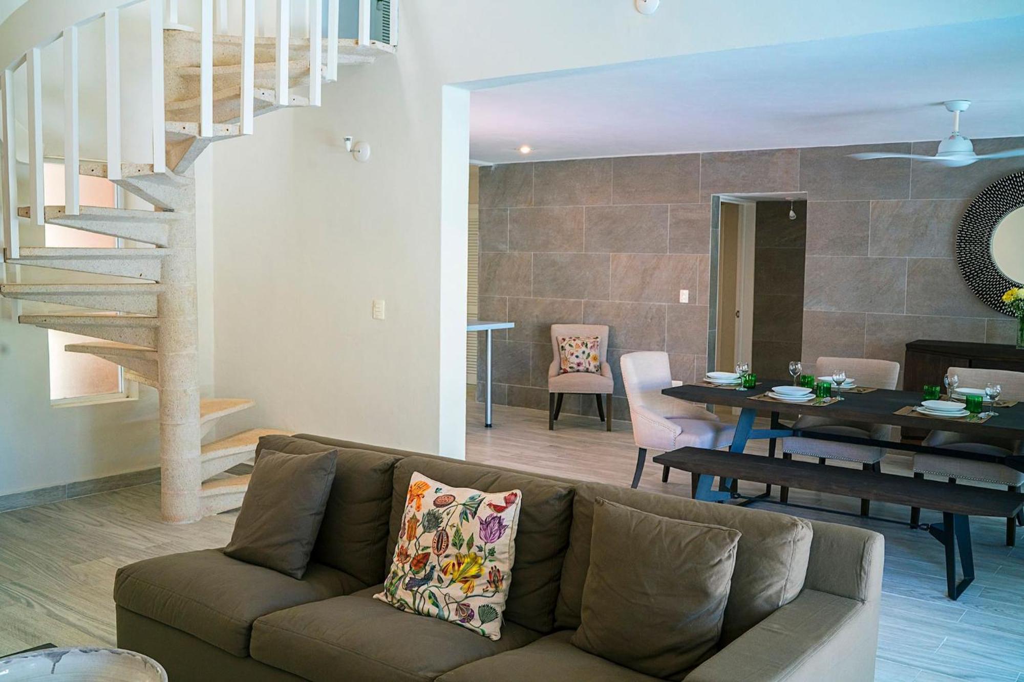 3Br Casa Matuk I Steps From Spectacular Beach I Private Pool 신데 델 카르멘 외부 사진