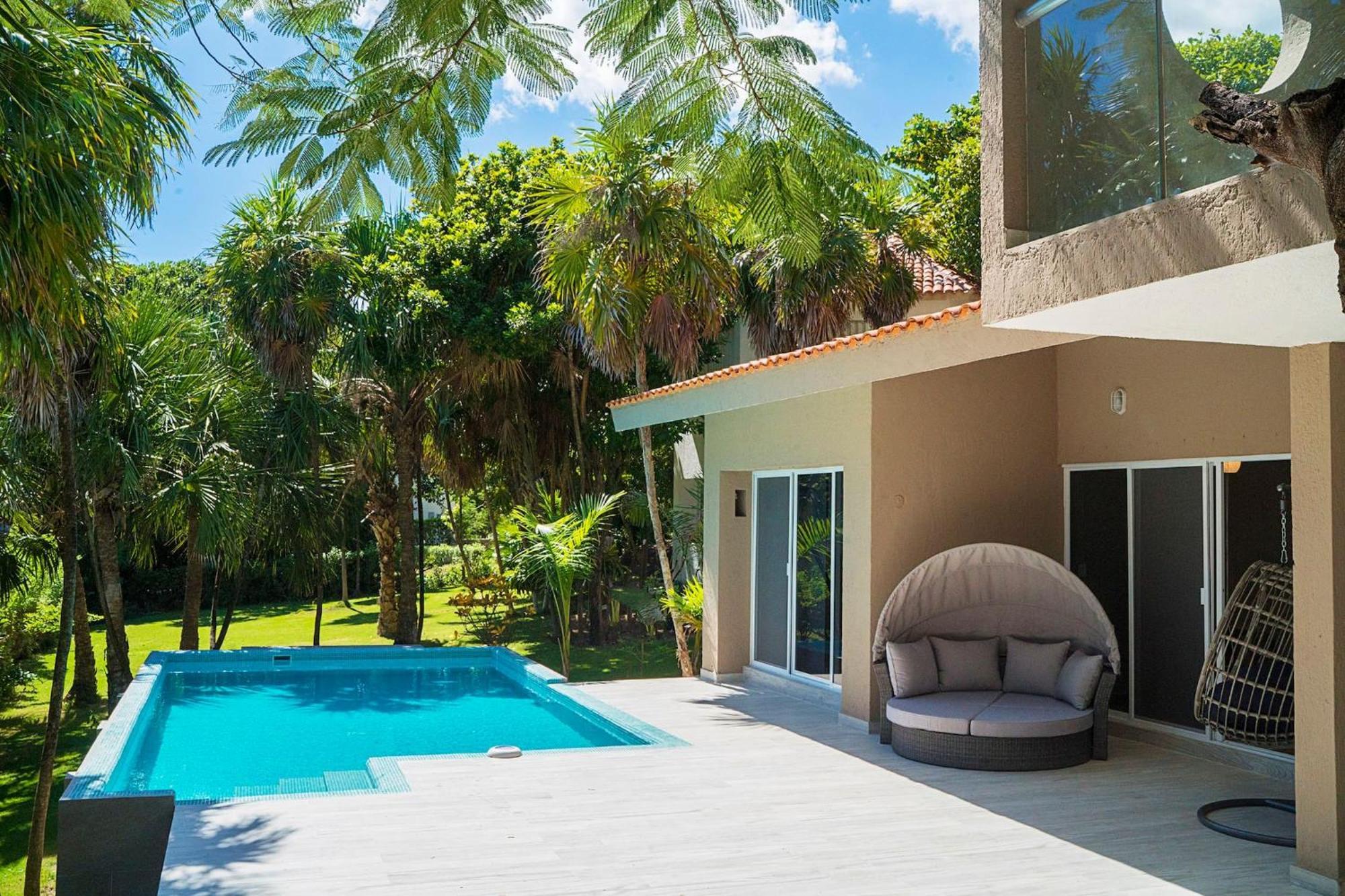 3Br Casa Matuk I Steps From Spectacular Beach I Private Pool 신데 델 카르멘 외부 사진